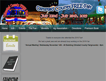 Tablet Screenshot of olmstedcountyfair.com